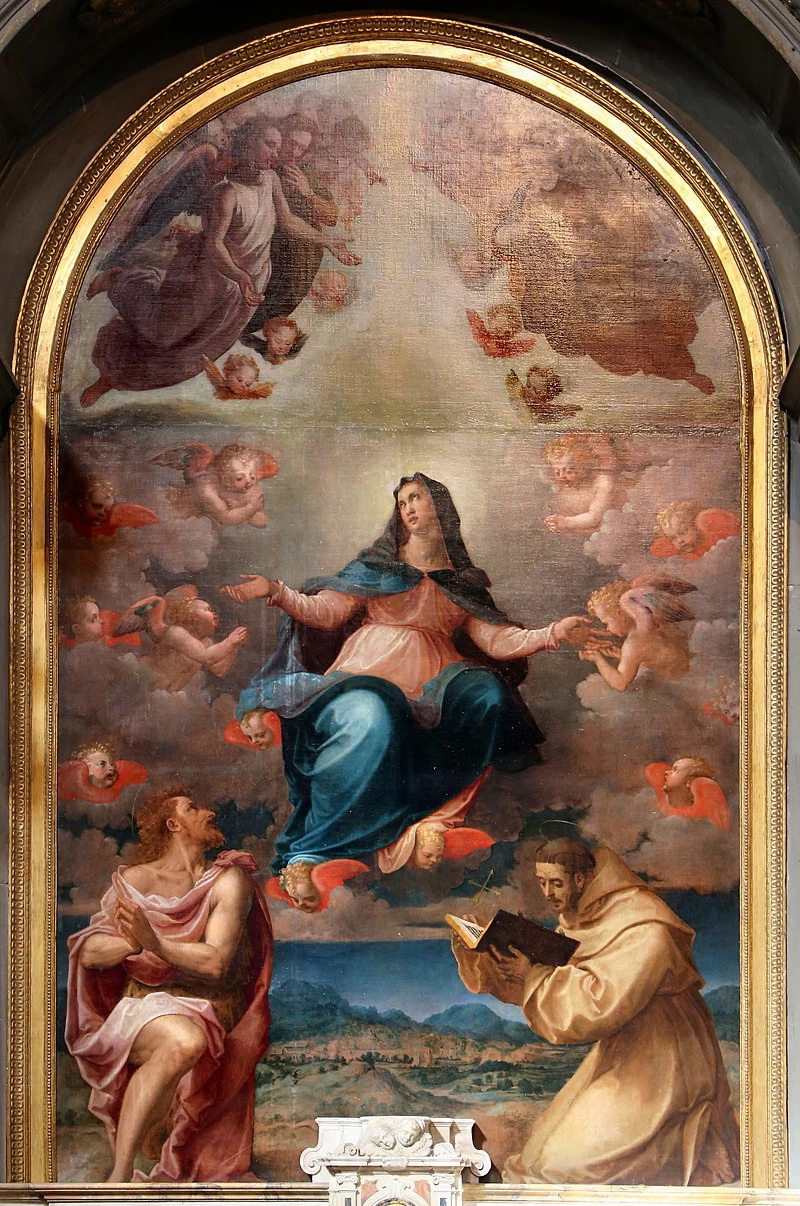 Annunciazione e santi - con Maso da san friano